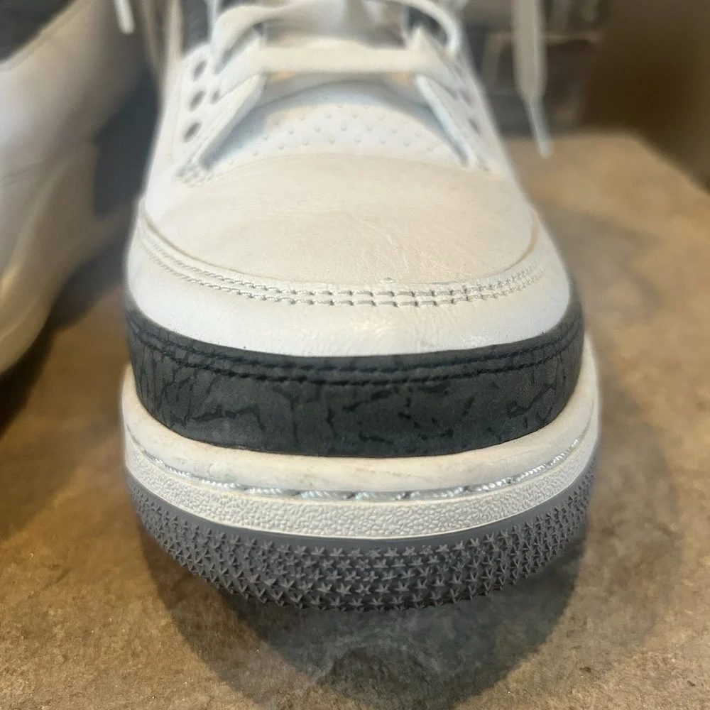 Nike Air Jordan 3 Retro Shoes 'Cement Grey' (2024) CT8532-106 Men's Size 13